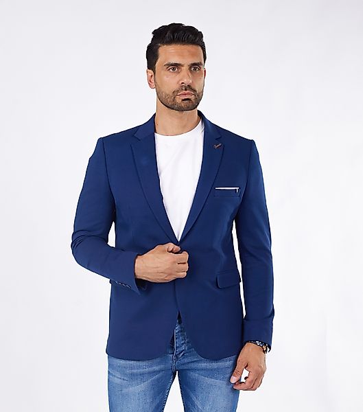 Denim Distriqt Jerseysakko Sportliches Herren SLIM günstig online kaufen