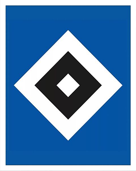 Wall-Art Poster "HSV Raute Fußball Deko" günstig online kaufen