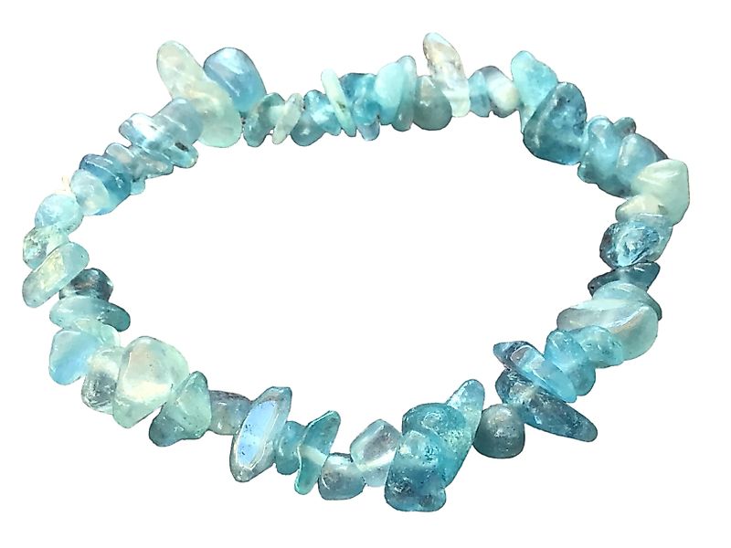 Steinfixx® Armband Aquamarin blau Splitterarmband - günstig online kaufen