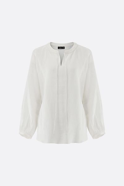 Tunika aus Leinen mit Bindeband günstig online kaufen