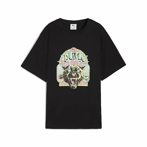 PUMA T-Shirt "Graphic PUMA Fest Relaxed T-Shirt Damen" günstig online kaufen