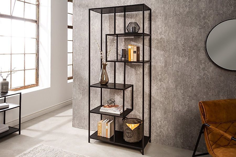 riess-ambiente Standregal SLIM LINE 185cm schwarz, Einzelartikel 1-tlg., Wo günstig online kaufen