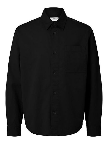 SELECTED HOMME Outdoorhemd - Overshirt einfarbig  - Worker Hemd - lockeres günstig online kaufen
