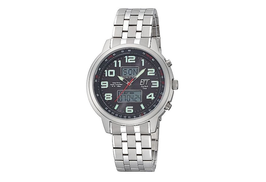ETT Funkchronograph Hunter World Timer EGS-11302-22M, Armbanduhr, Herrenuhr günstig online kaufen