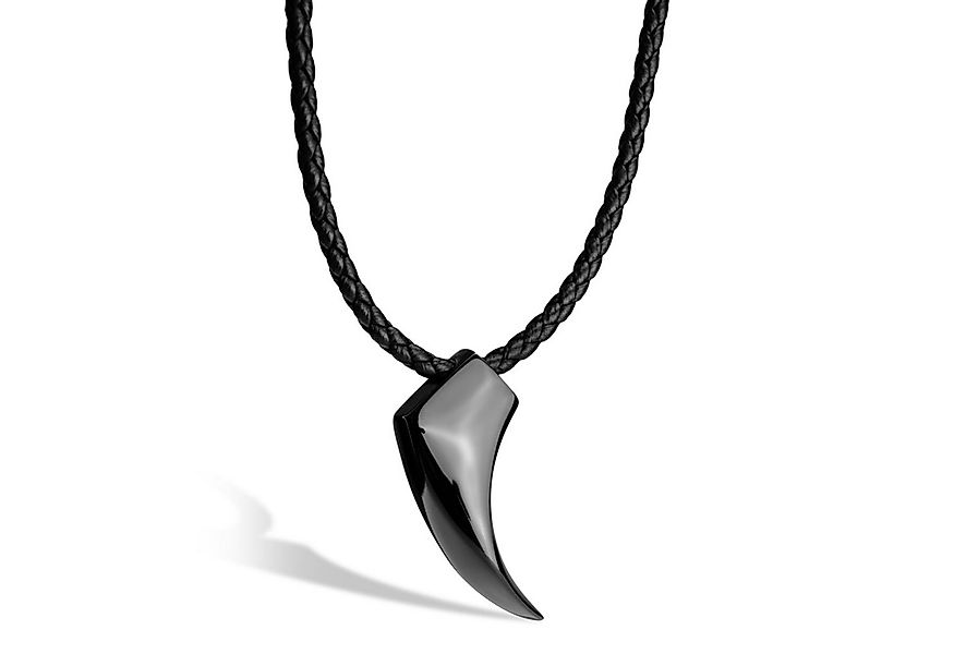 SERASAR Lederband Lederhalskette mit Anhänger "Wolf" (1-tlg), aus Echtleder günstig online kaufen