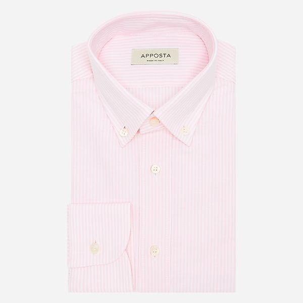 Hemd  streifen  rosa baumwolle oxford supima baumwolle, kragenform  kleiner günstig online kaufen