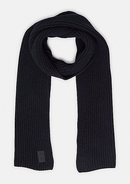 comma Schal Tuch, Weicher Strickschal mit Logo-Patch günstig online kaufen