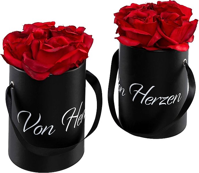 Kunstblume Rosen in Box Rose, Creativ green, Höhe 16,5 cm günstig online kaufen