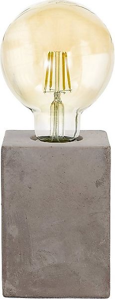 EGLO Tischleuchte PRESTWICK Tischlampe, Grau, Keramik, Beton-Optik, ohne La günstig online kaufen