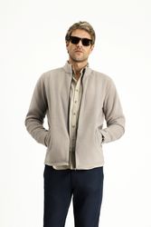 KIGILI Fleecepullover Fleece-Sweatshirt mit halblangem Reißverschluss günstig online kaufen