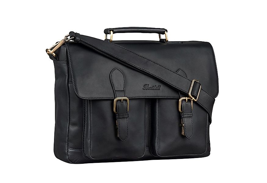 Benthill Aktentasche Echt Leder Laptoptasche Notebooktasche Umhängetasche A günstig online kaufen