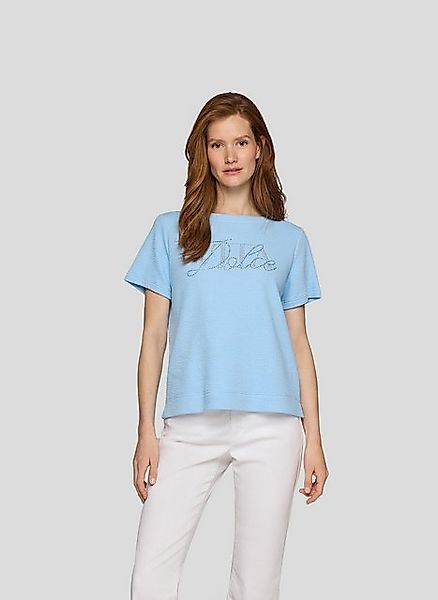 Rabe Print-Shirt Rabe Strukturiertes Shirt mit funkelndem Schriftzug günstig online kaufen