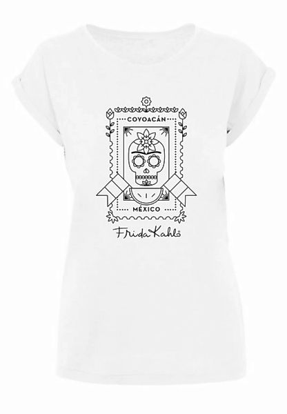 Merchcode T-Shirt Merchcode Damen Ladies Frida Kahlo Coyacan T-Shirt (1-tlg günstig online kaufen
