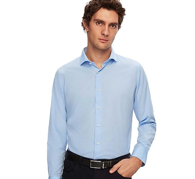 D'S DAMAT Businesshemd Herrenhemd mit italienischem Kragen, langärmelig, ei günstig online kaufen