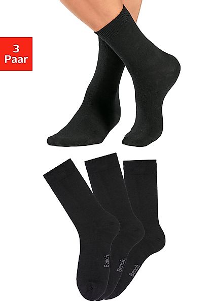 Bench. Socken Packung, 3 Stk. tlg. Herrensocken mit wärmender Wolle günstig online kaufen