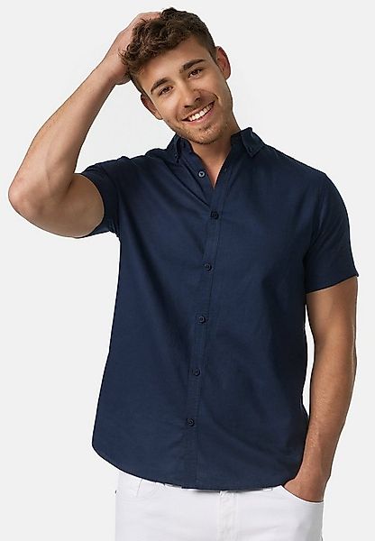 Indicode Kurzarmhemd Herren INBravida Herrenhemd Kurzarm aus einem leichtem günstig online kaufen
