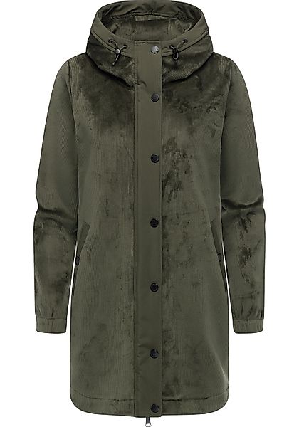 Ragwear Kurzmantel "Cousy Bonded YOUMODO", Weicher Damen Rippstrick-Mantel günstig online kaufen