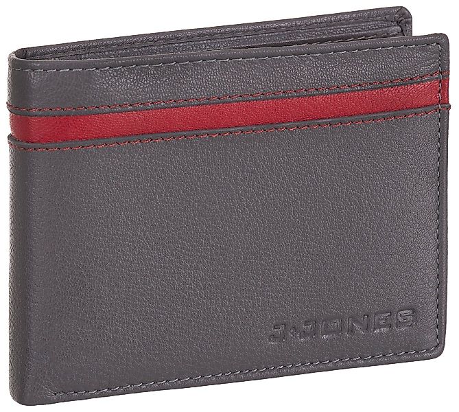 J.Jones Geldbörse, Geldbörse faltbar Echt Leder günstig online kaufen