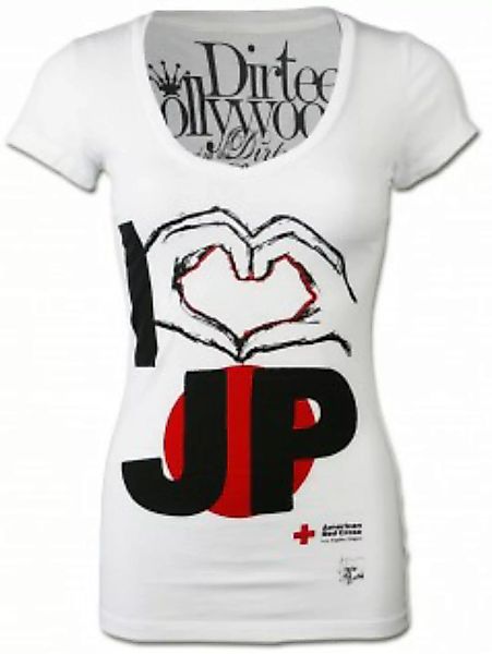 Dirtee Hollywood Damen Shirt I Love Japan (M) günstig online kaufen