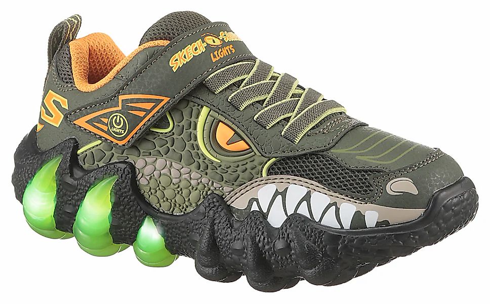 Skechers Sneaker "SKECH-O-SAURUS LIGHTS 2.0", Blink,-Klettschuh, Dino-Schuh günstig online kaufen
