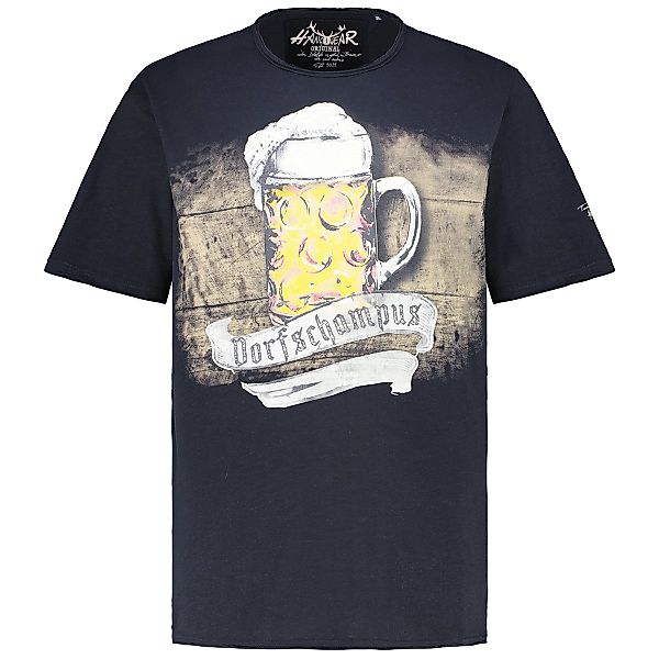 HangOwear T-Shirt mit Print "Dorfschampus" Farbe schwarz Größe: 8XL günstig online kaufen
