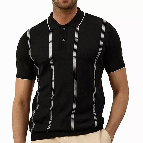 danger Poloshirt Strick-T-Shirt Herren – Rundhals, Schmale Passform, Modisc günstig online kaufen