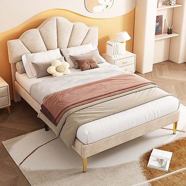 STILVORA Polsterbett 140×200 Kinderbett Jugendbett mit günstig online kaufen