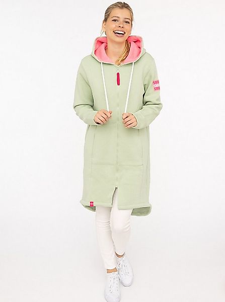 Zwillingsherz Jerseymantel "Be Positive" mit großem Stickmotiv, Taschen und günstig online kaufen