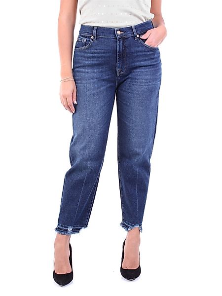 7 FOR ALL MANKIND schlank Damen Dunkle Jeans günstig online kaufen