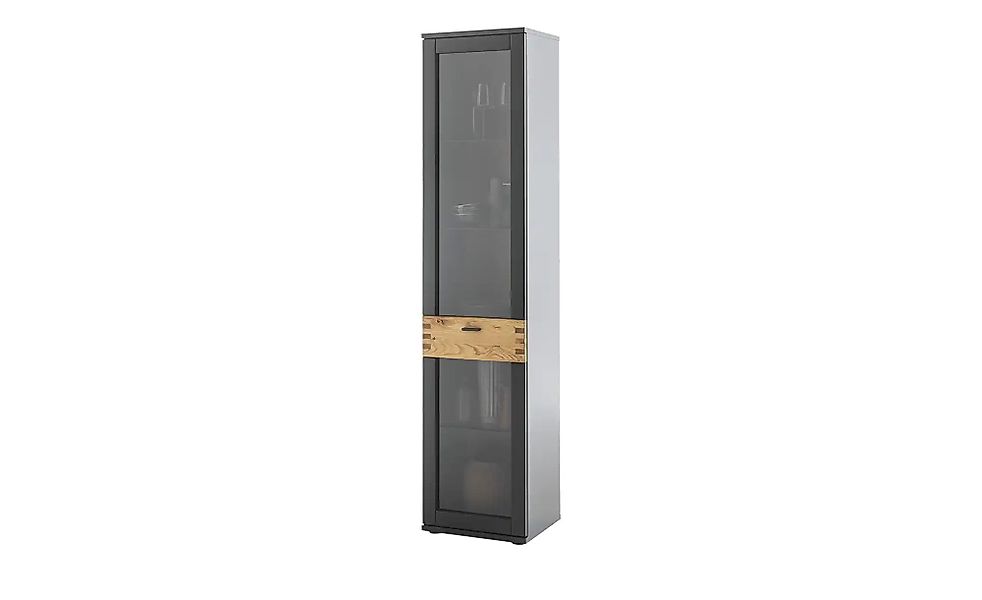 Vitrine  Malina ¦ grau ¦ Maße (cm): B: 45 H: 201 T: 37.0 Schränke > Vitrine günstig online kaufen