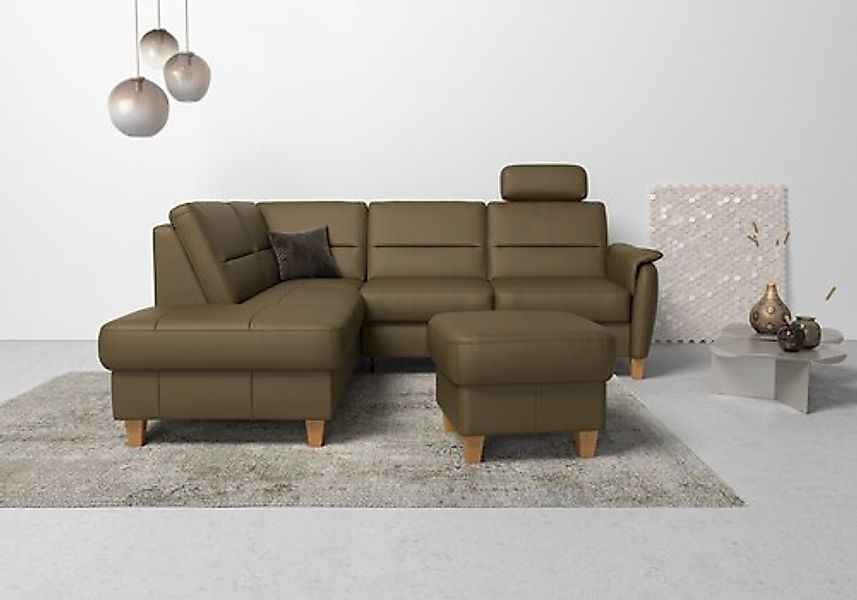 Home affaire Ecksofa »Palmera L-Form, B: 236 cm« optional Bettfunktion & Be günstig online kaufen