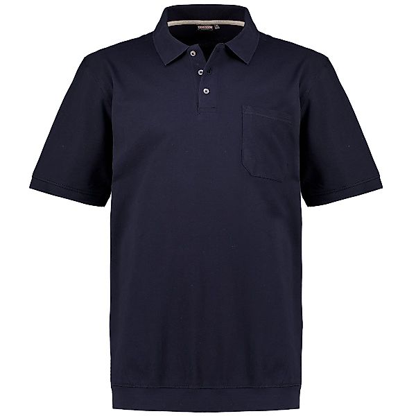 ADAMO Poloshirt mit elastischem Bund Farbe dunkelblau Größe: 8XL günstig online kaufen