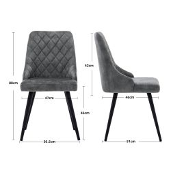 Duhome Esszimmerstuhl 2er Set Sitzschale aus günstig online kaufen