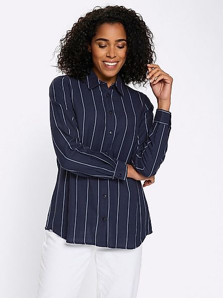 Sieh an! Klassische Bluse Longbluse Langarm günstig online kaufen