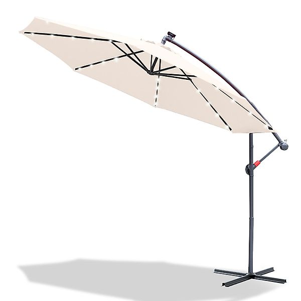 Clanmacy Sonnenschirm Sonnenschirm 300/350cm Terrassen Balkonschirm günstig online kaufen