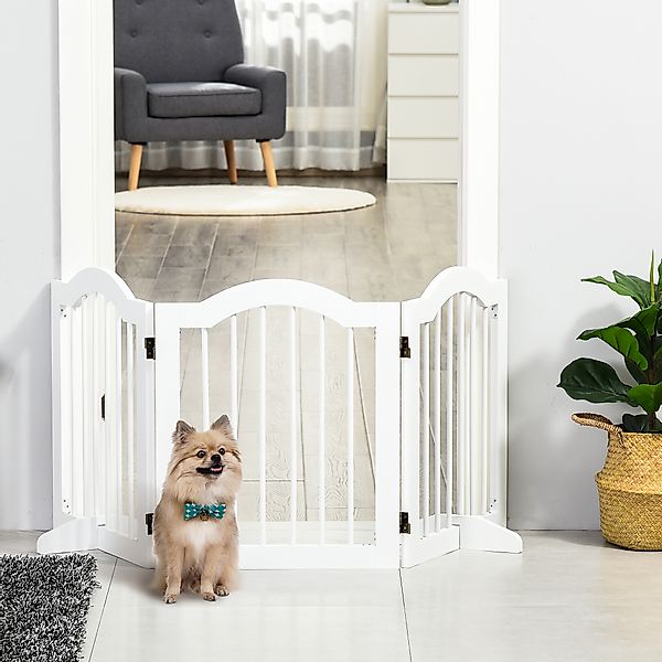 PawHut Hunde Absperrgitter Schutzgitter Hundegitter Konfigurationsgitter 3- günstig online kaufen