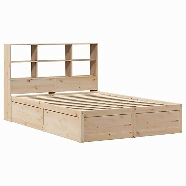 vidaXL Bett Massivholzbett ohne Matratze 120x190 cm Kiefernholz günstig online kaufen