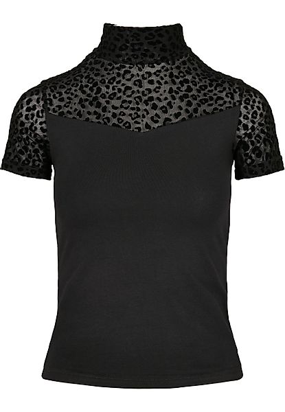 URBAN CLASSICS T-Shirt "Urban Classics Damen Ladies Flock Lace Turtleneck T günstig online kaufen