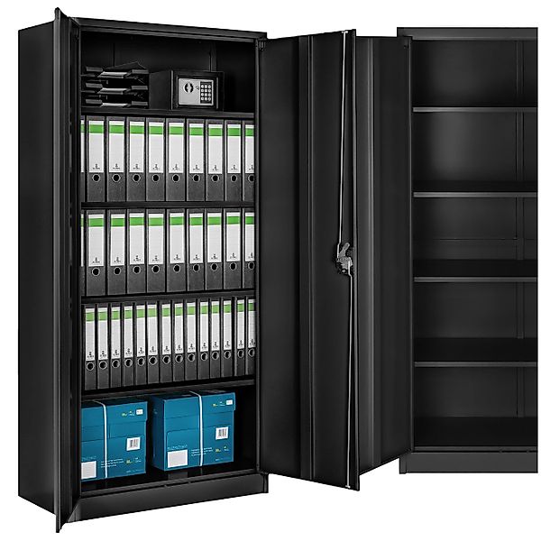 tectake Aktenschrank Büroschrank mit 5 Böden günstig online kaufen