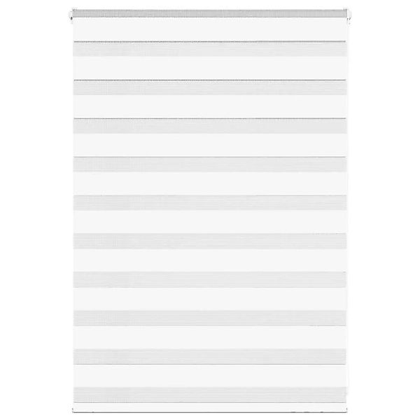 vidaXL Doppelrollo Weiß 115x100 cm Stoffbreite 110,9 cm Polyester 4014732 günstig online kaufen