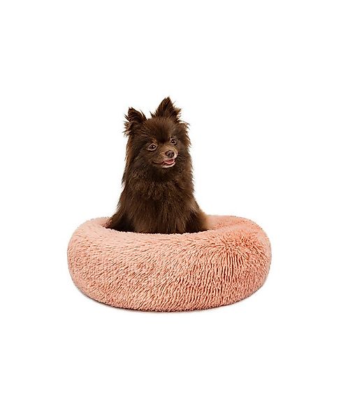 lionto Tierkissen lionto Hundebett aus Plüsch in Donut-Form, 40 cm Durchmes günstig online kaufen