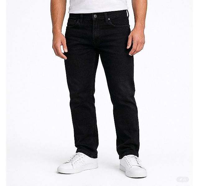 Jack & Jones Straight-Jeans JACK & JONES Herren Jeans Regular Fit günstig online kaufen