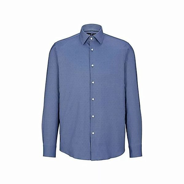 BOSS Langarmhemd dunkel-blau (1-tlg) günstig online kaufen