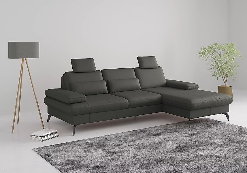 sit&more Ecksofa »Morris L-Form, inkl. Sitztiefenverstellung«, wahlweise mi günstig online kaufen