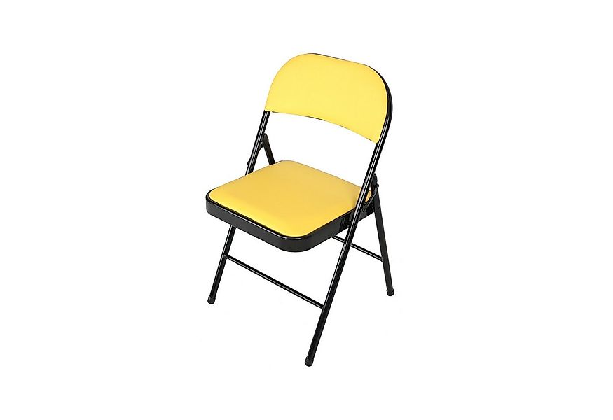 HTI-Living Klappstuhl Klappstuhl Wedigo Kunstleder Gelb-Schwarz (Stück, 1 S günstig online kaufen