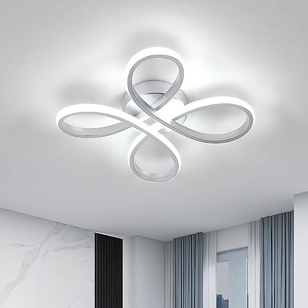 Goeco Deckenleuchte Blumenförmige LED-Deckenleuchte aus Aluminium, günstig online kaufen