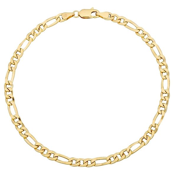 Tony Fein Goldarmband Figaroarmband 4mm 585er günstig online kaufen