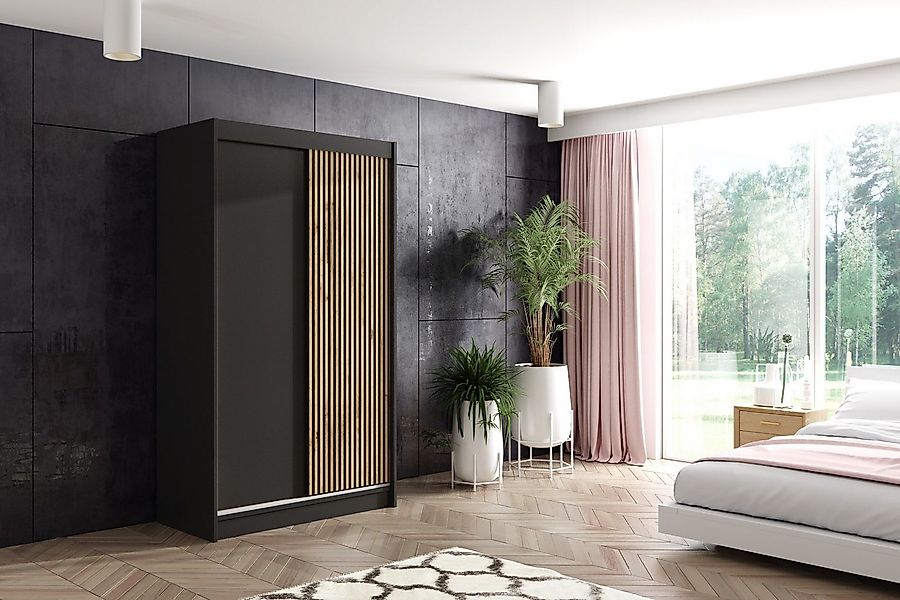 ALTDECOR Schiebetürenschrank VILAN (Kleiderschrank Garderobenschrank mit vi günstig online kaufen