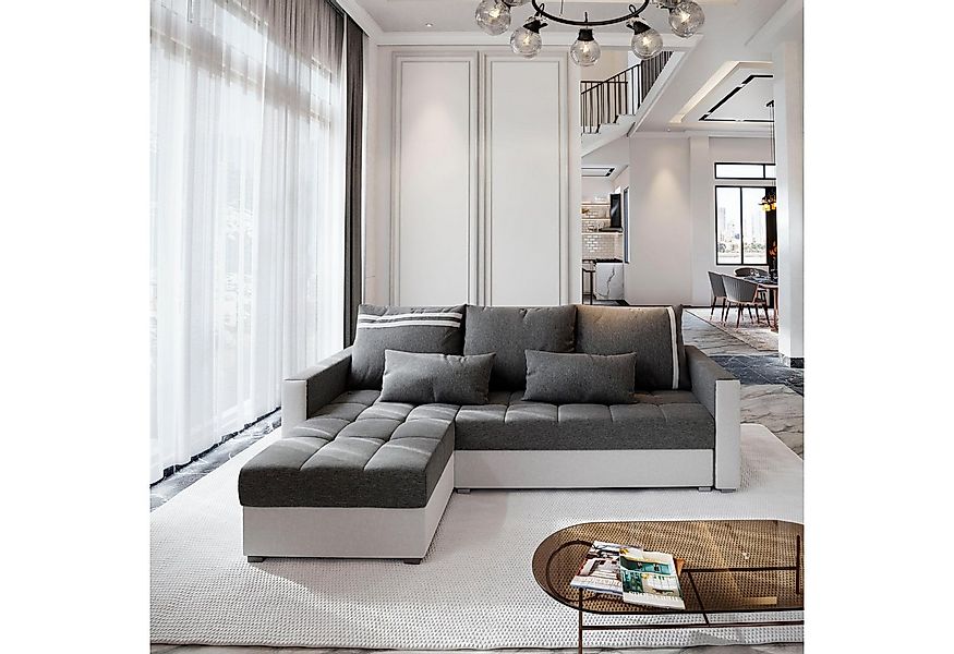 Masseno Ecksofa KOS PIK mit Schlaffunktion L-Form, Sofa mit Bettkasten günstig online kaufen