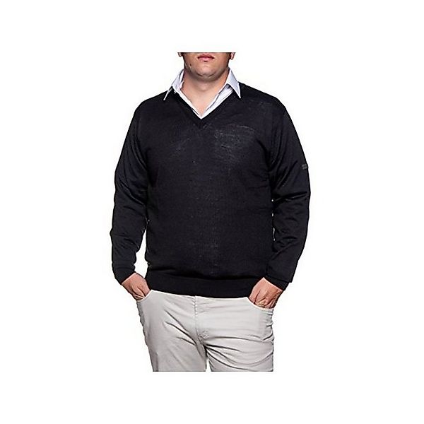 Mode Monte Carlo Rundhalspullover V Pullover ’für Herren in schwarz’ (1-tlg günstig online kaufen